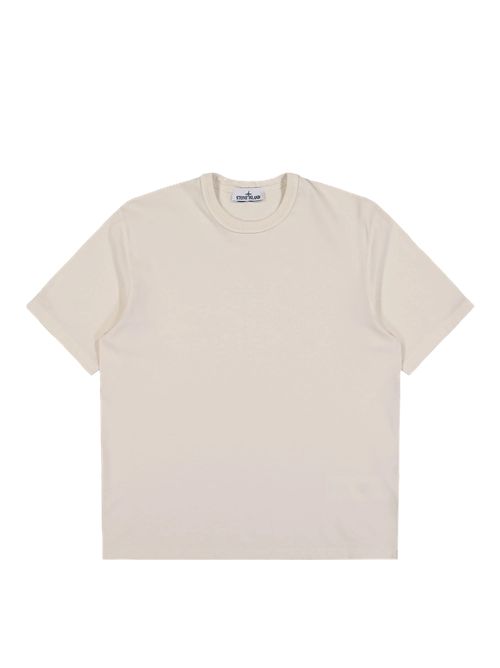 T-shirt girocollo con logo Stone Island ricamato Stone Island | L1S152100025S0115V0093